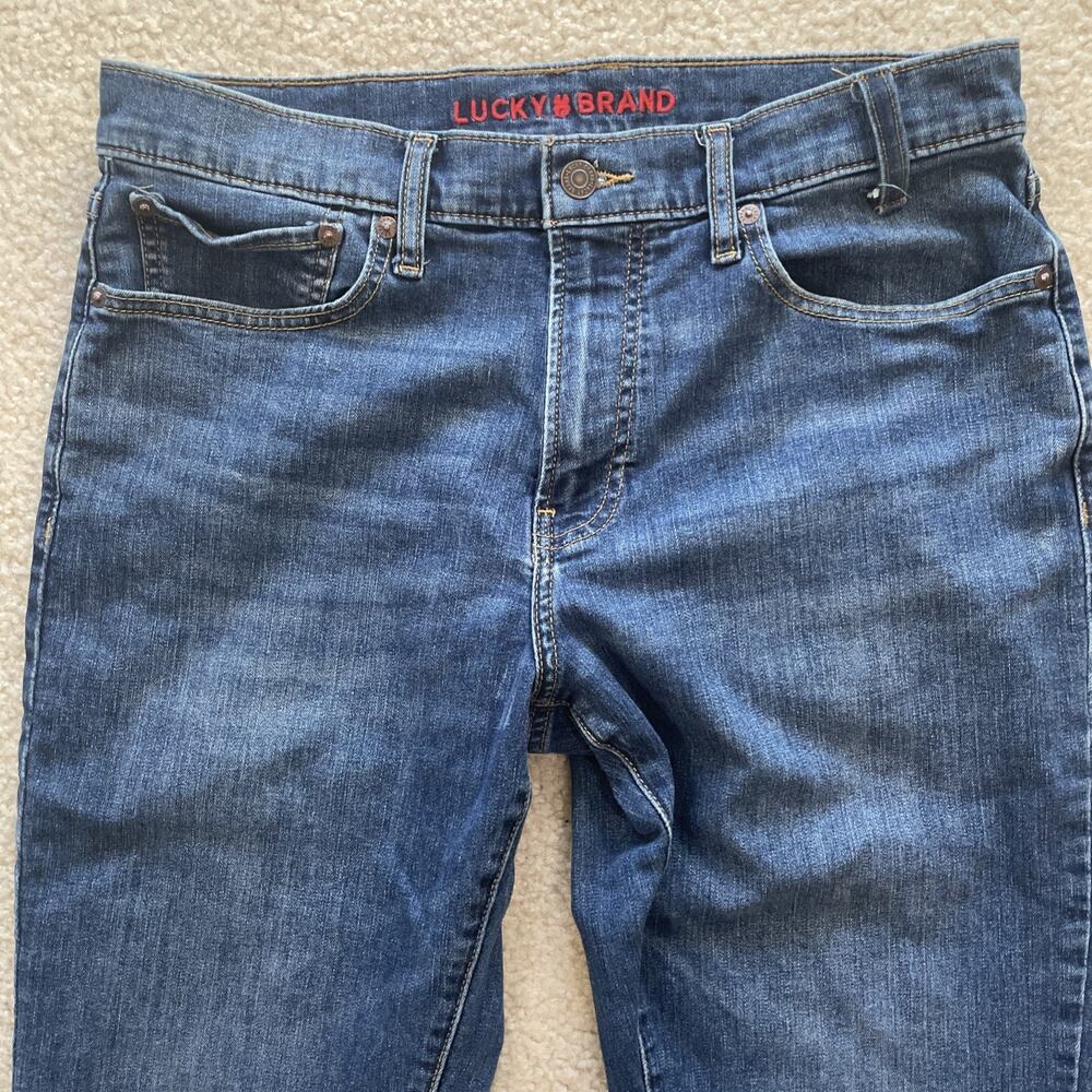 Lucky Brand Jeans Mens 32x30 Athletic Straight Blue Preowned Good